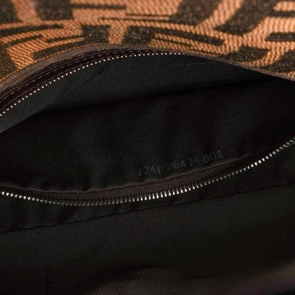 Fendi Zucca Baguette FF Schultertasche Braun