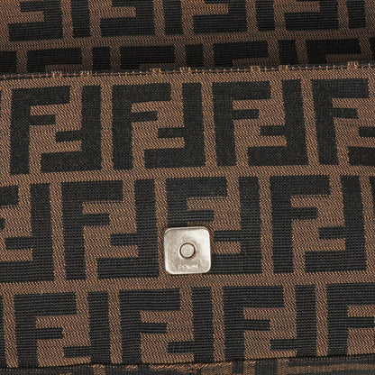 Fendi Zucca Baguette FF Schultertasche in Braun