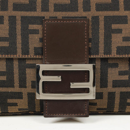 Fendi Zucca Baguette FF Schultertasche in Braun