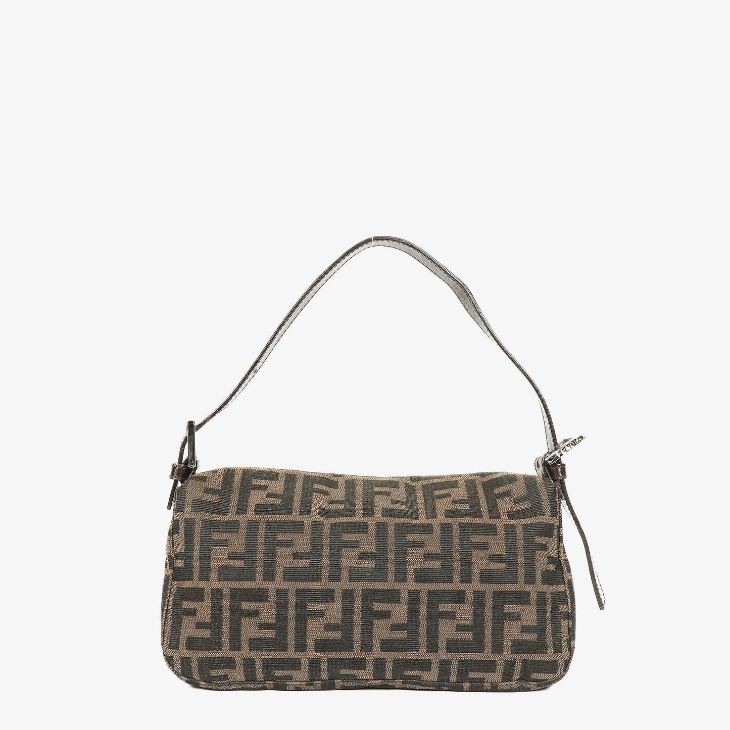 Fendi Zucca Baguette FF Schultertasche in Braun