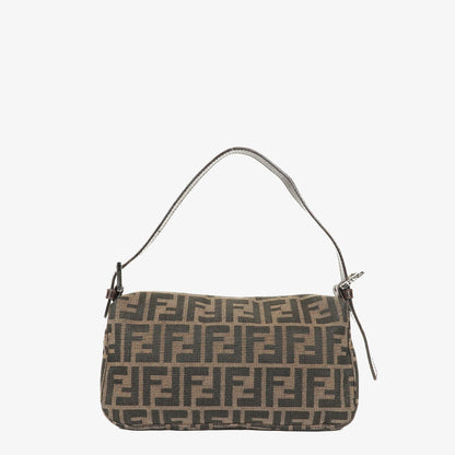 Fendi Zucca Baguette FF Schultertasche in Braun