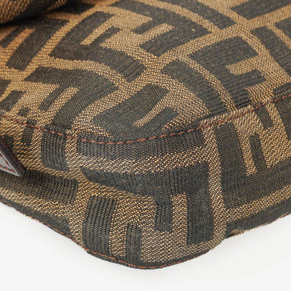 Fendi Zucca Baguette FF Schultertasche in Braun