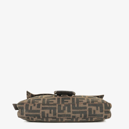 Fendi Zucca Baguette FF Schultertasche in Braun
