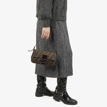 Fendi Zucca Baguette Schultertasche