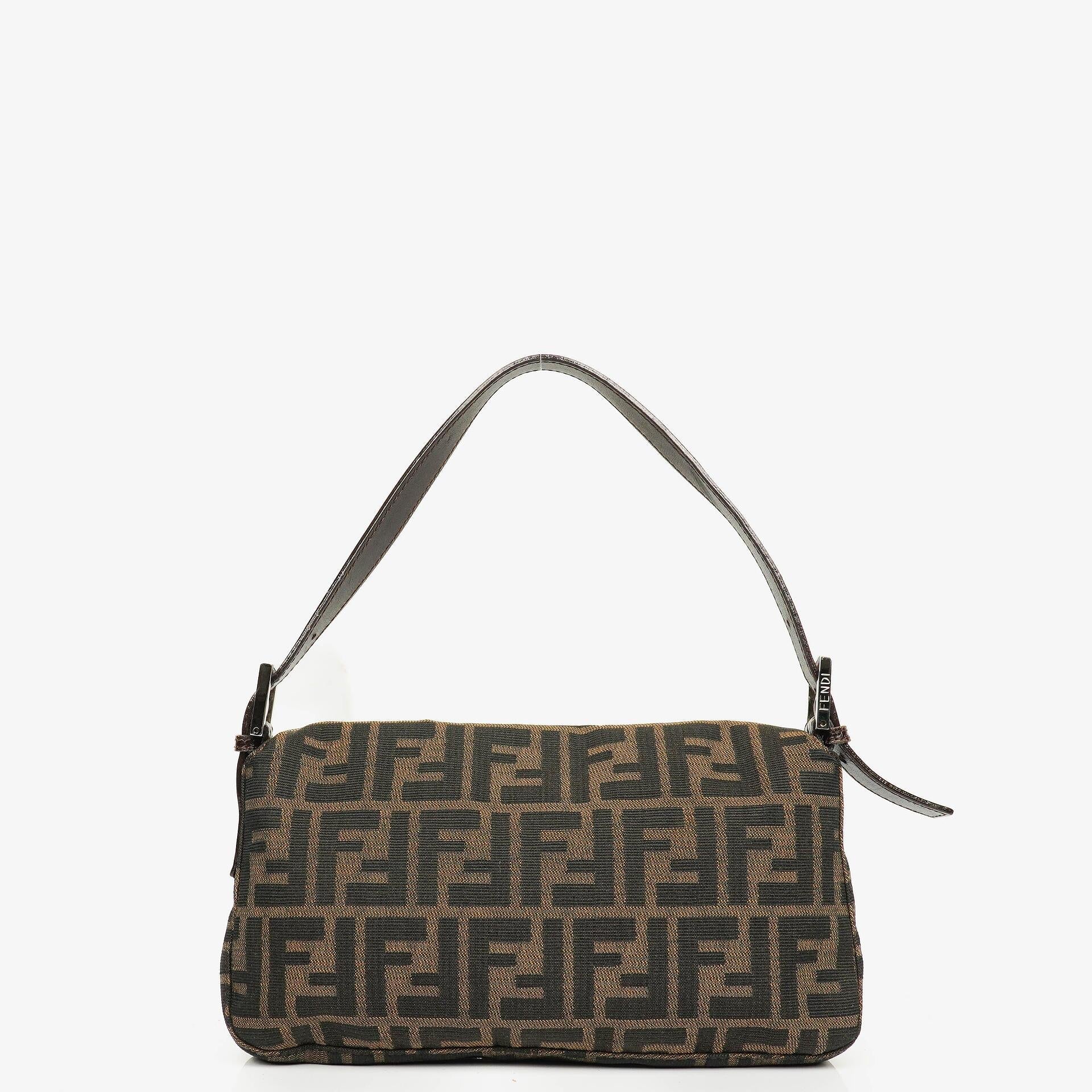 Fendi Zucca Baguette Schultertasche