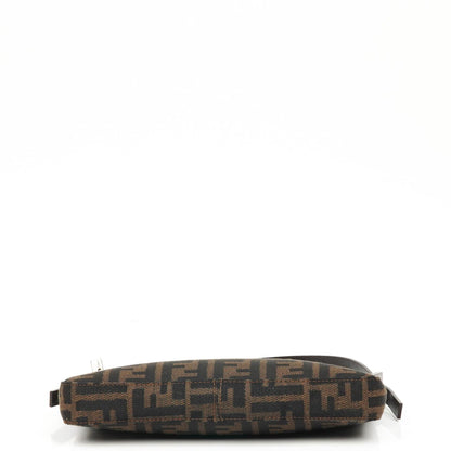 Fendi Zucca Braune Baguette Schultertasche