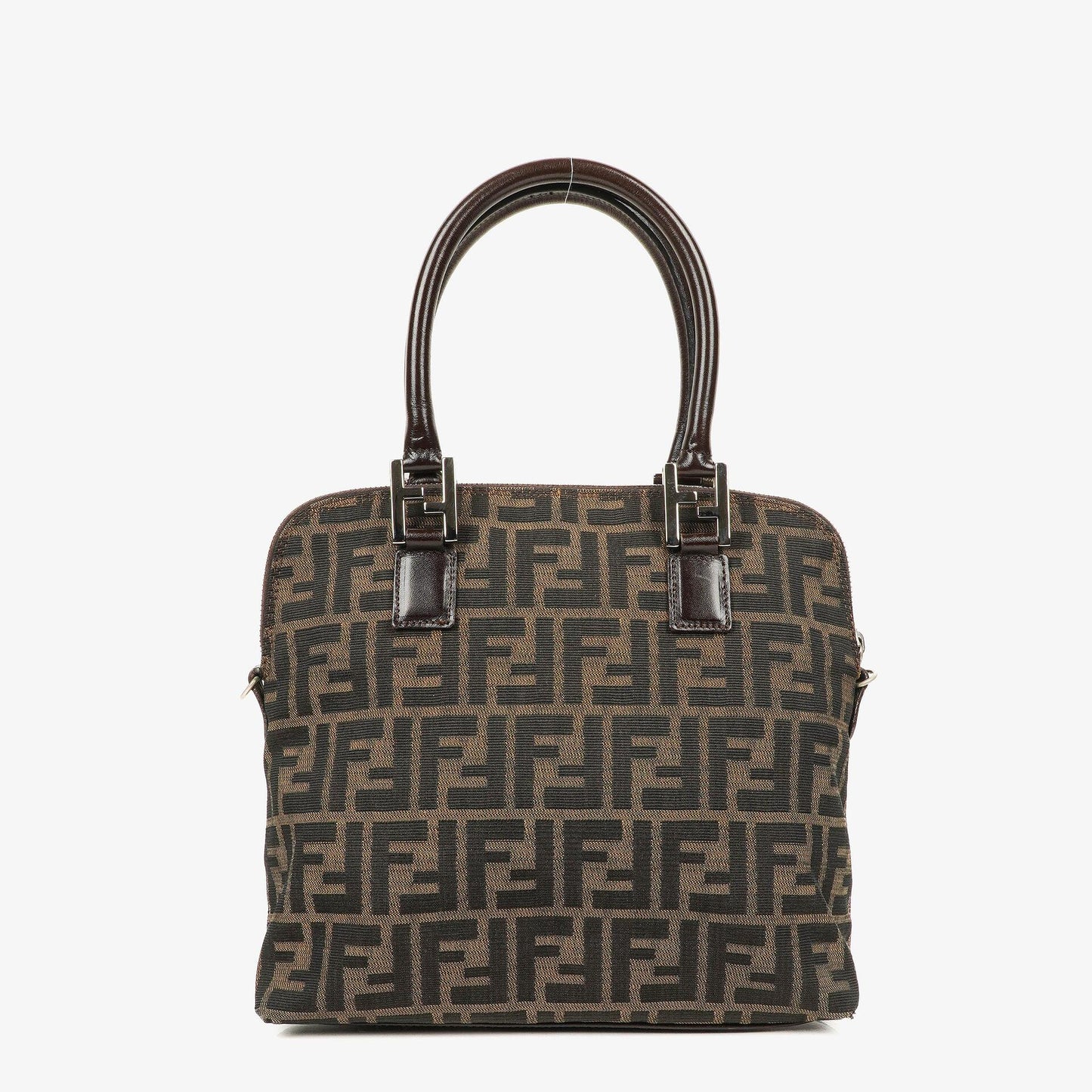 Fendi Zucca Handtasche mit Obergriff in Braun
