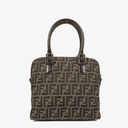 Fendi Zucca Handtasche mit Obergriff in Braun