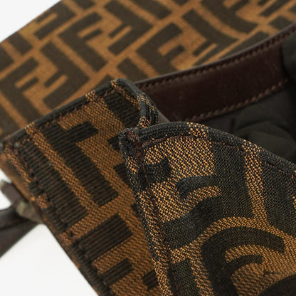 Fendi Zucca Baguette Tobacco Schultertasche aus Canvas
