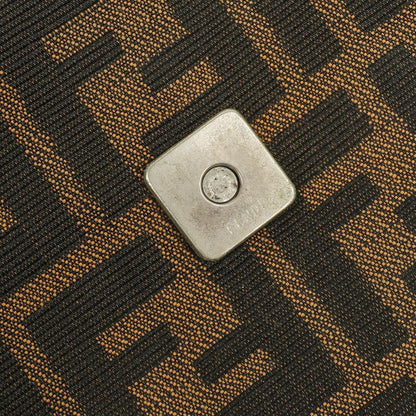 Fendi Zucca Baguette Tobacco Schultertasche aus Canvas