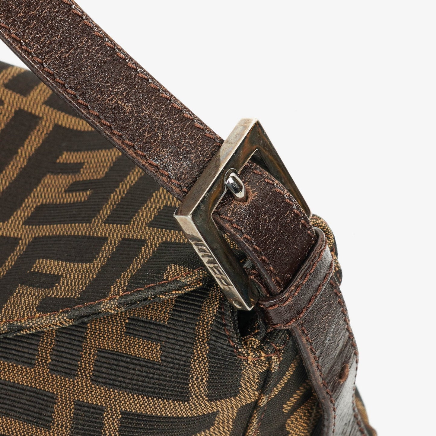 Fendi Zucca Mamma Baguette Schultertasche