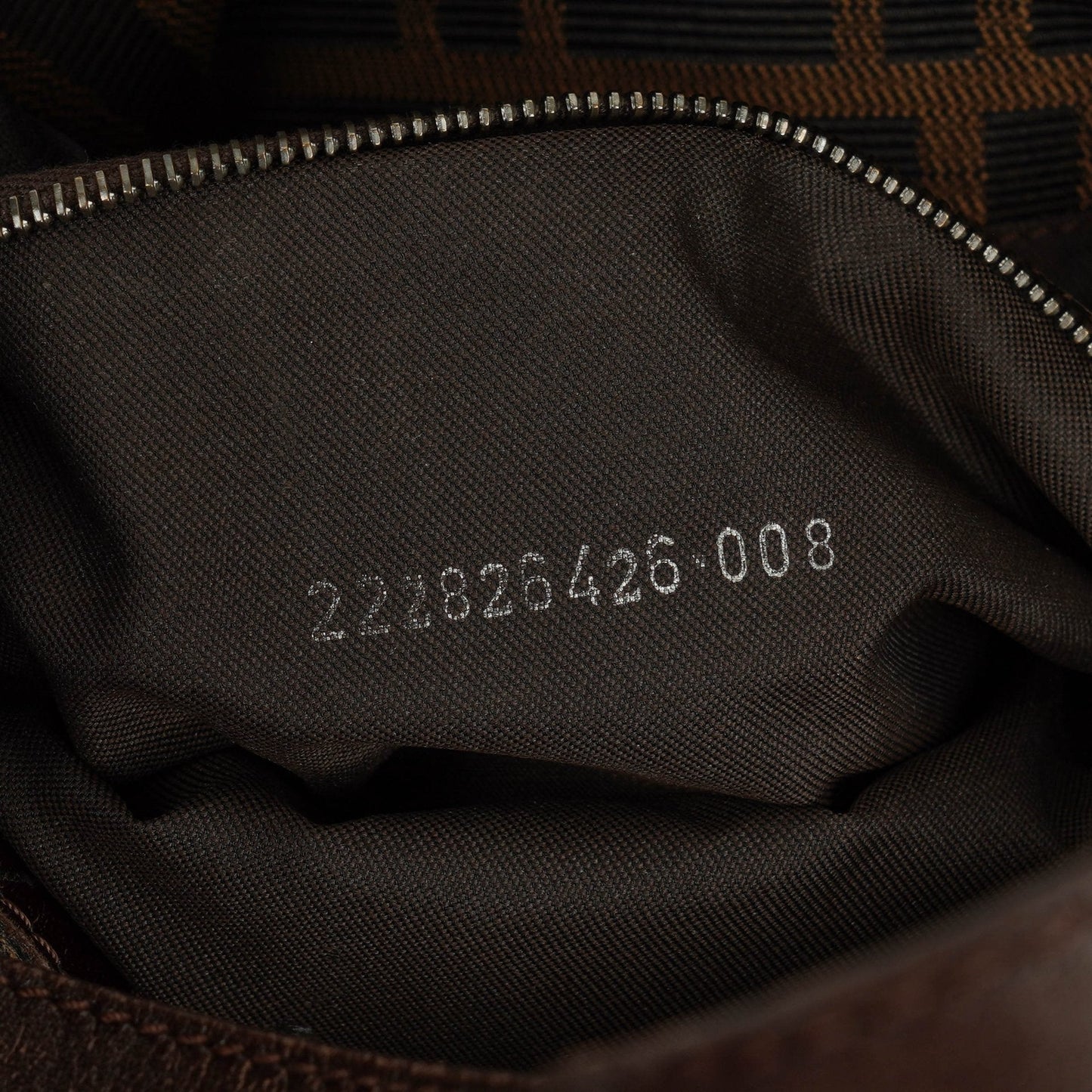 Fendi Zucca Mamma Baguette Schultertasche