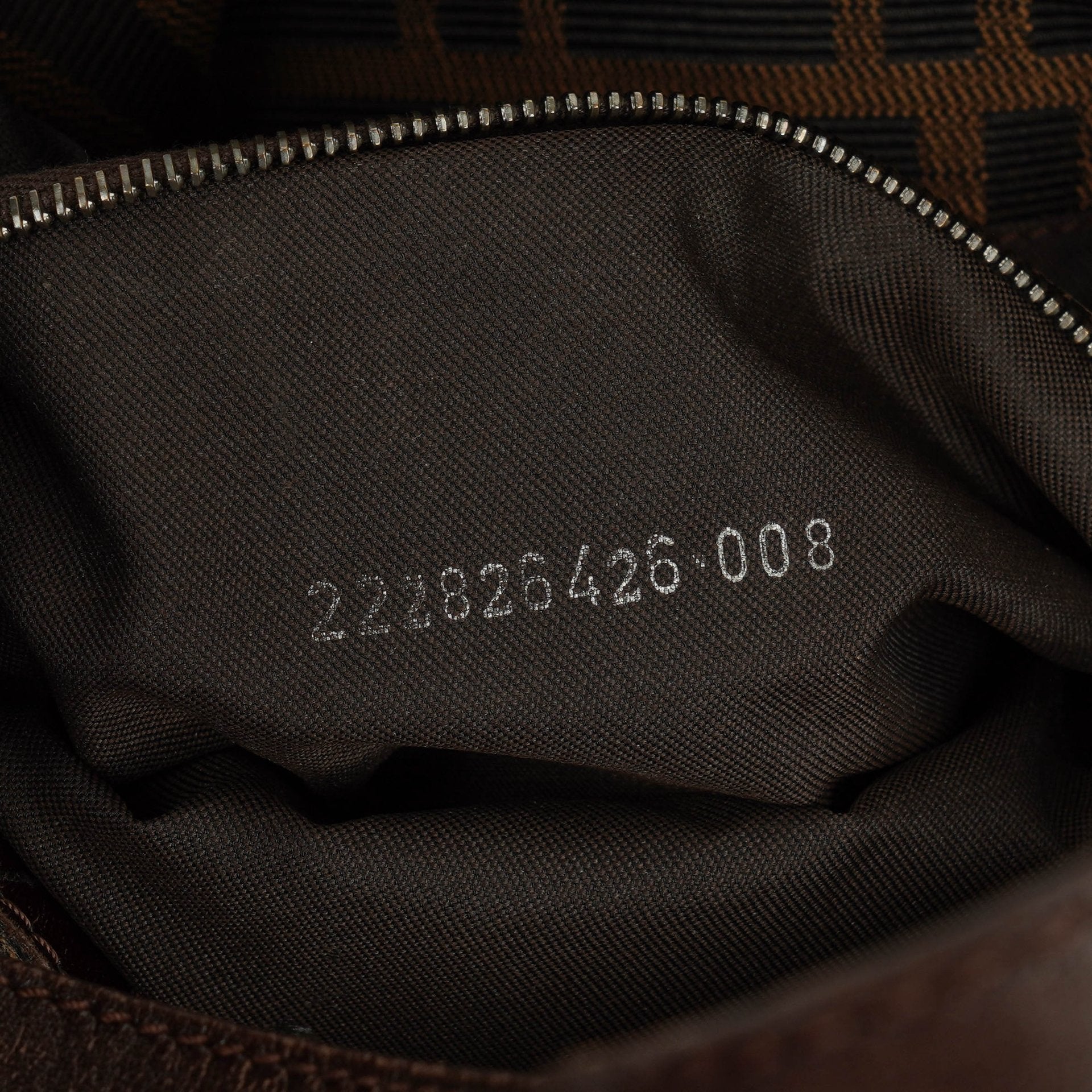 Fendi Zucca Mamma Baguette Schultertasche