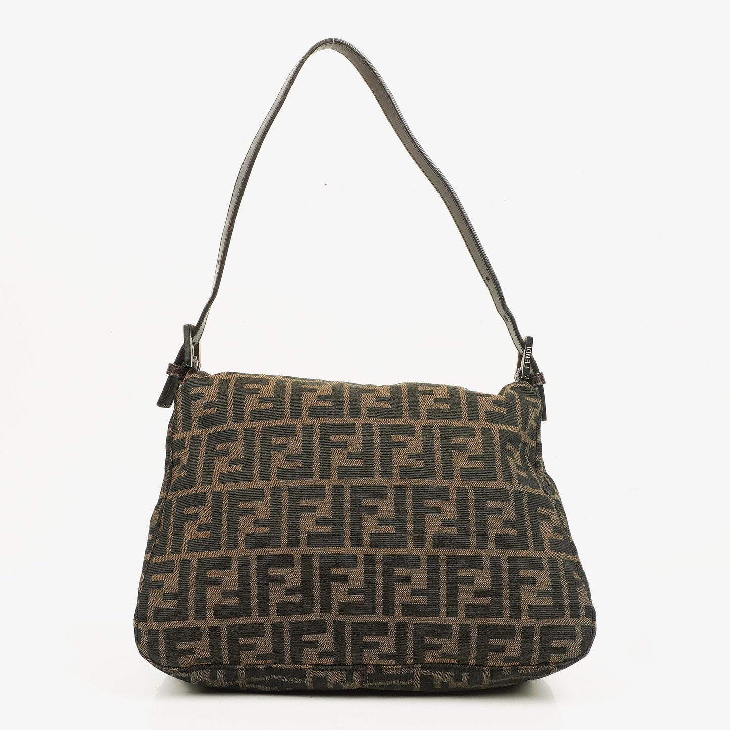 Fendi Zucca Mamma Baguette Schultertasche in Tobacco