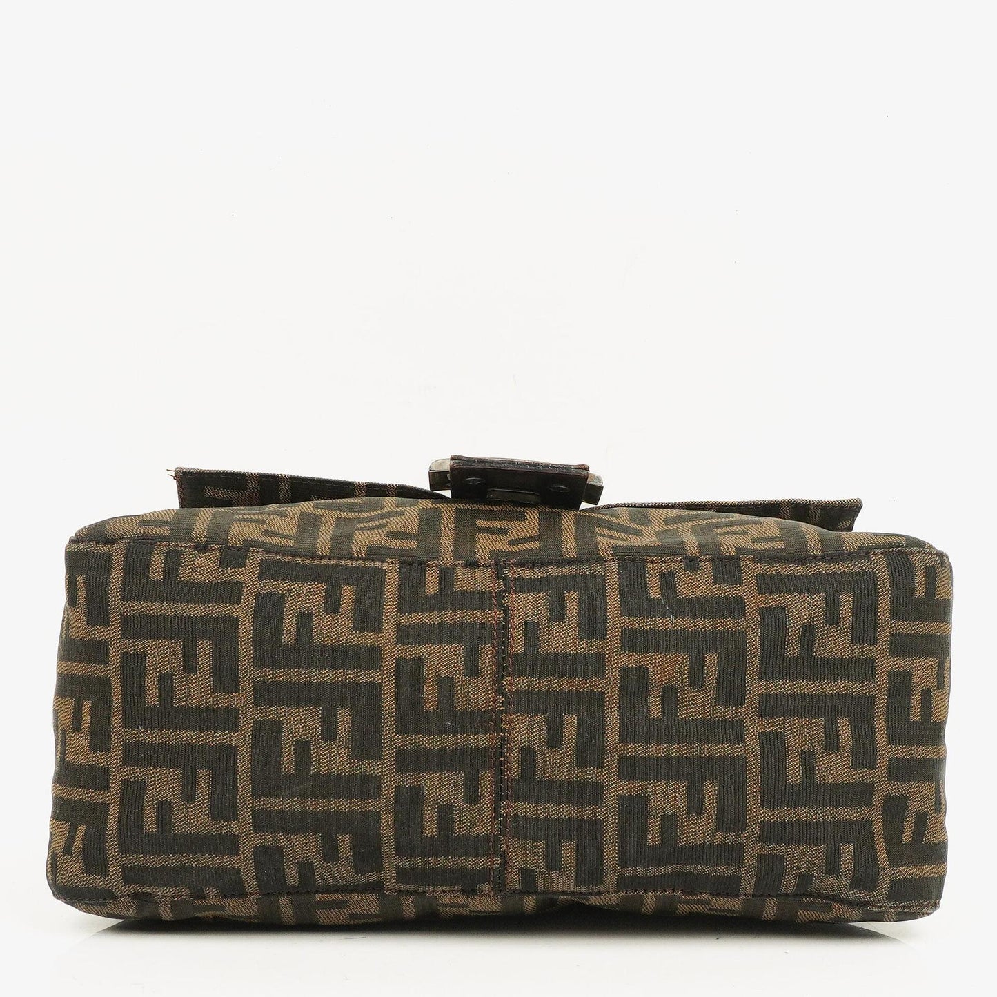 Fendi Zucca Mamma Baguette Schultertasche in Tobacco