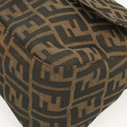 Fendi Zucca Mamma Baguette Schultertasche in Tobacco