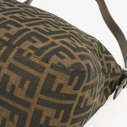 Fendi Zucca Mamma Baguette Schultertasche in Tobacco