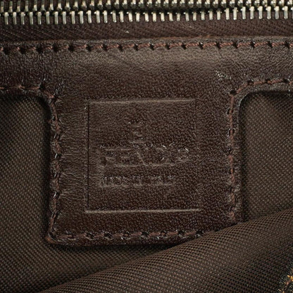 Fendi Zucca Mamma Baguette Schultertasche in Tobacco