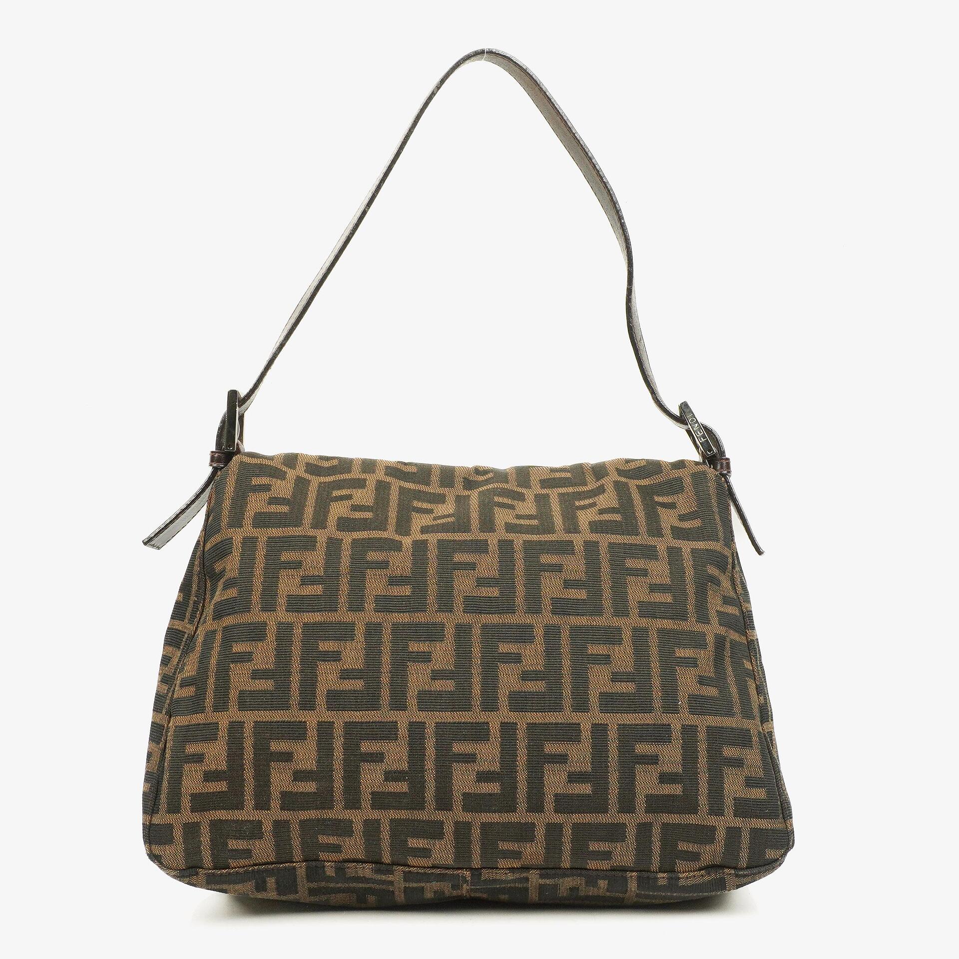 Fendi Zucca Mamma Baguette Tobacco Schultertasche