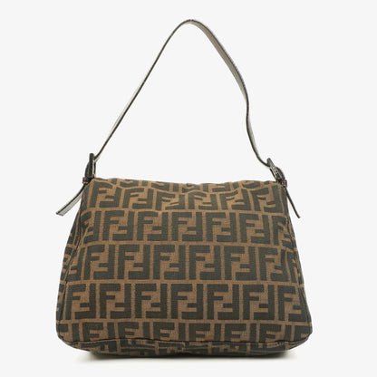 Fendi Zucca Mamma Baguette Tobacco Schultertasche