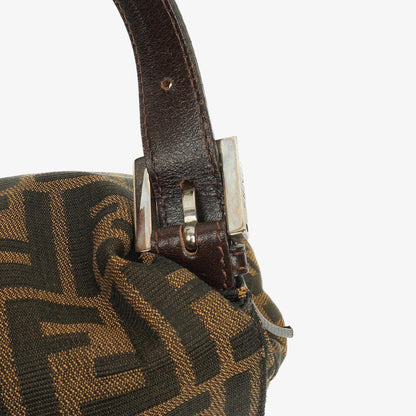 Fendi Zucca Mamma Baguette Tobacco Schultertasche
