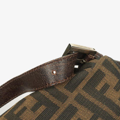 Fendi Zucca Mamma Baguette Tobacco Schultertasche