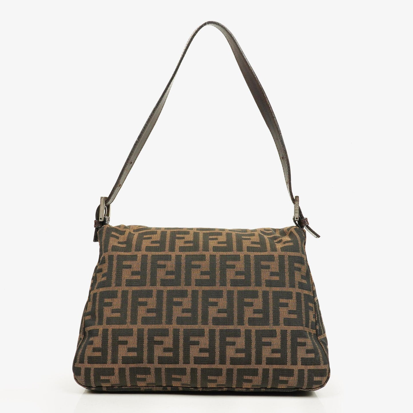 Fendi Zucca Mamma Baguette Schultertasche in Tobacco