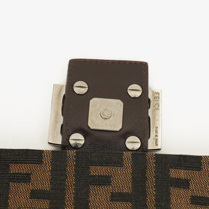 Fendi Zucca Mamma Baguette Schultertasche in Tobacco
