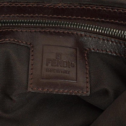 Fendi Zucca Mamma Baguette Schultertasche in Tobacco