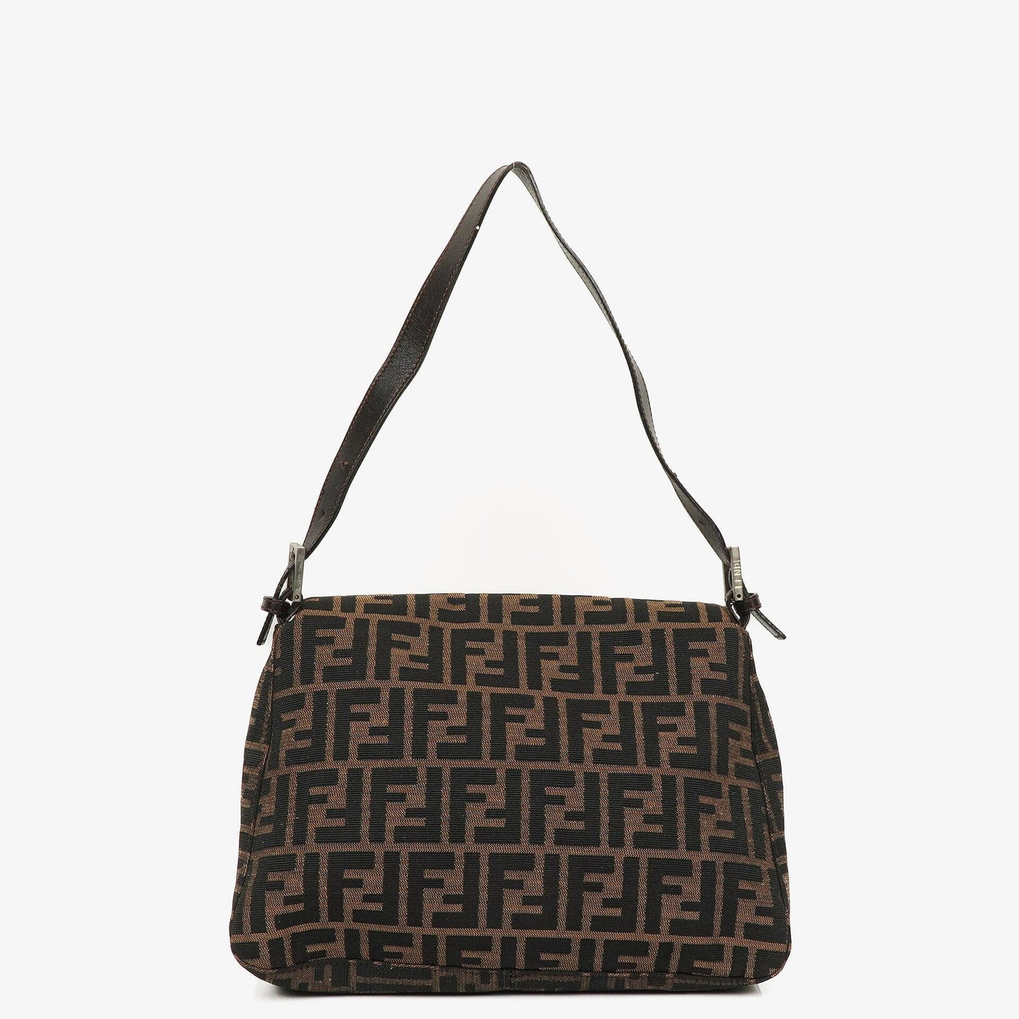 Fendi Zucca Mamma Baguette Schultertasche in Tobacco