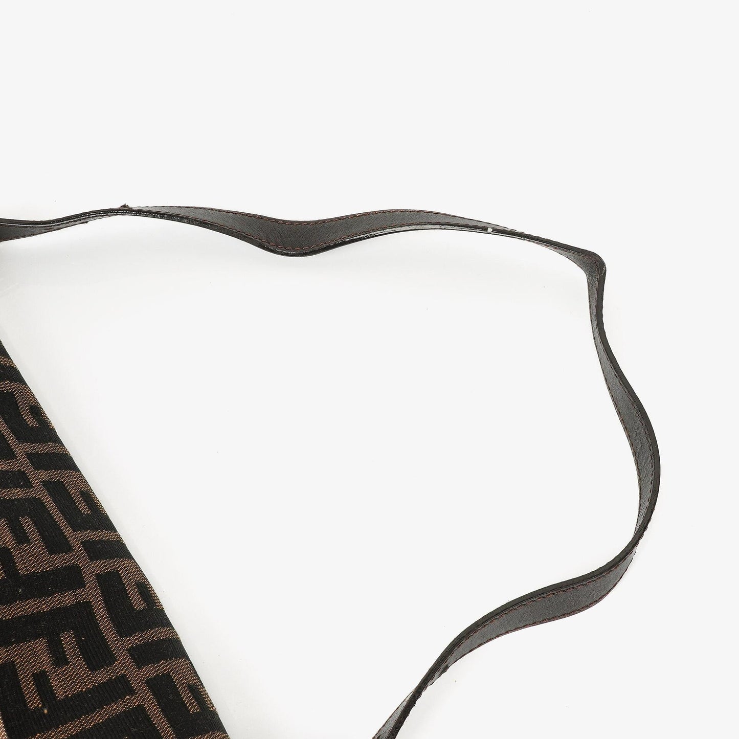 Fendi Zucca Mamma Baguette Schultertasche in Tobacco