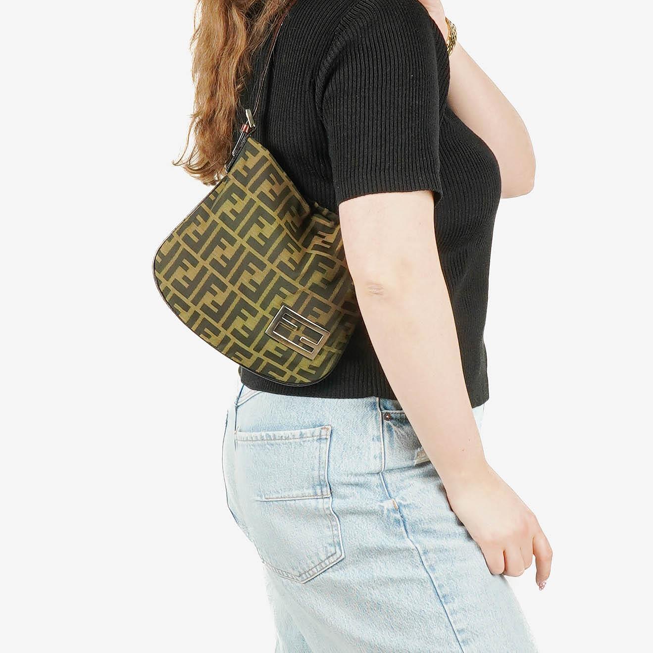 Fendi Zucca Schultertasche