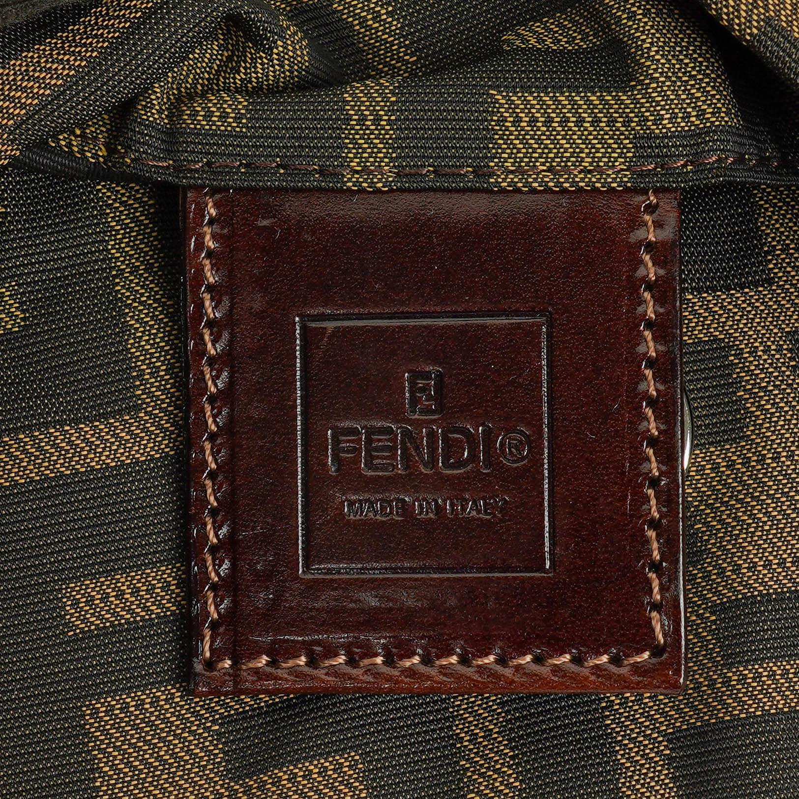 Fendi Zucca Schultertasche