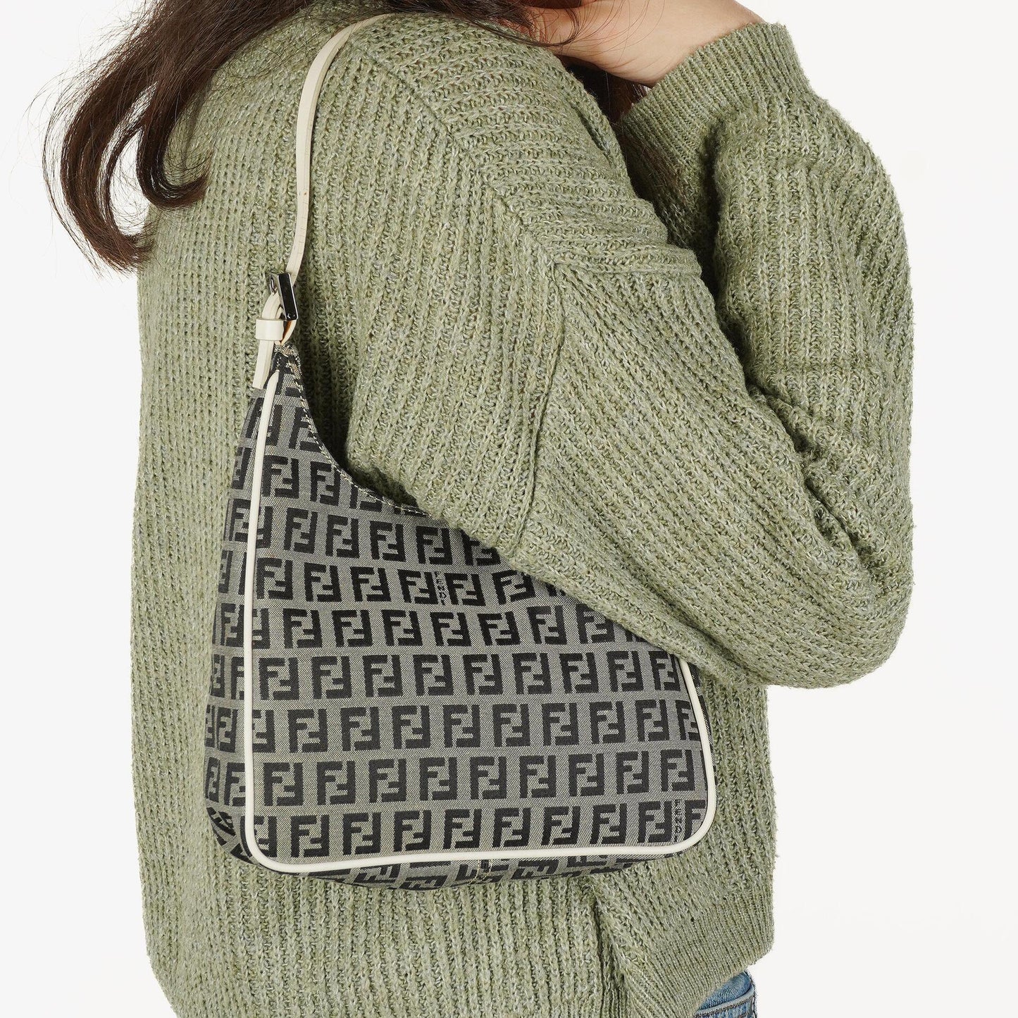 Fendi Zucchino Hobo Schultertasche