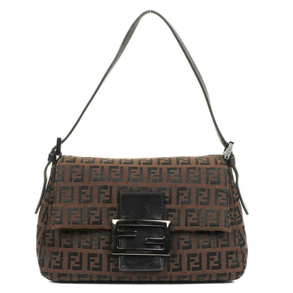 Fendi Zucchino Mini Mamma Baguette Schultertasche