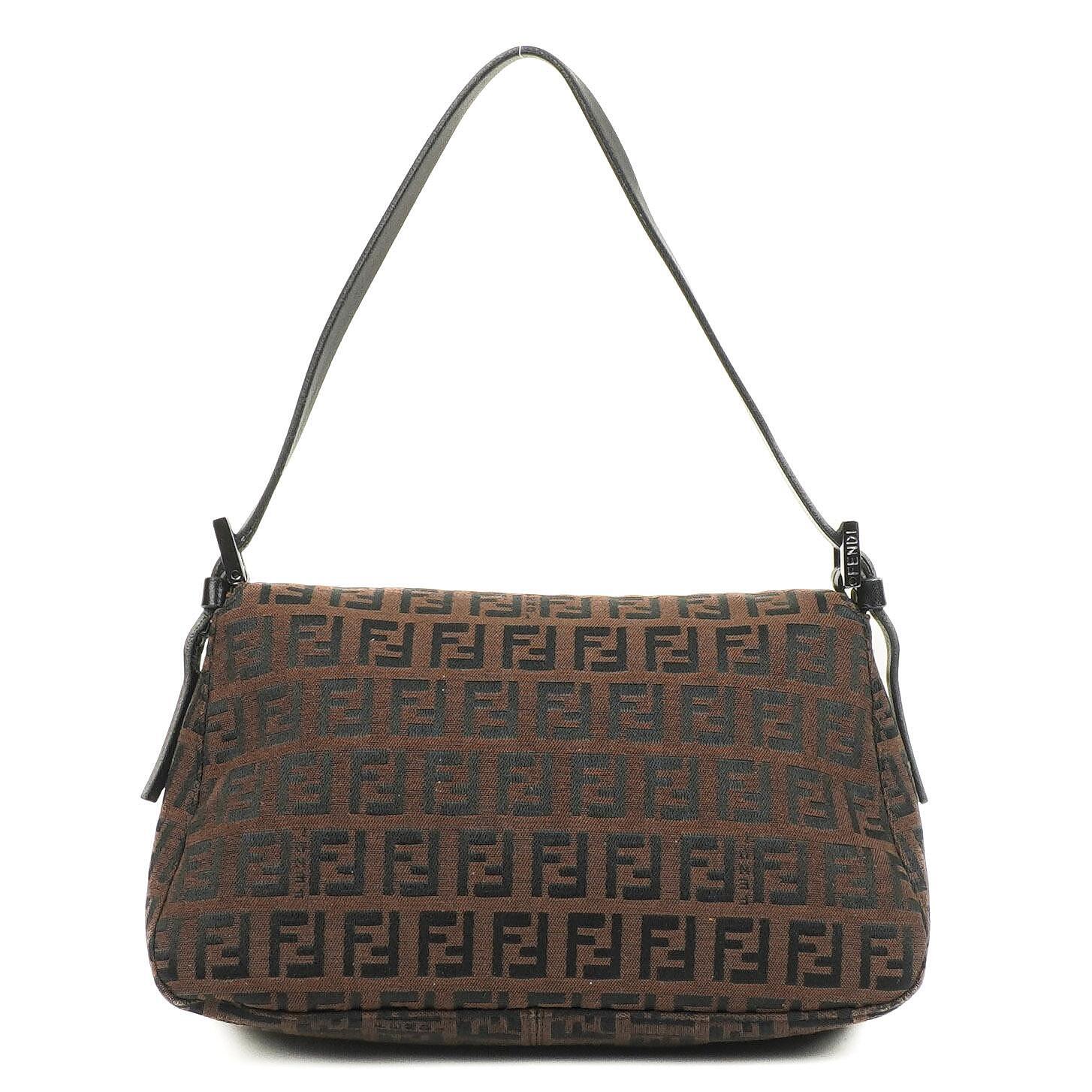 Fendi Zucchino Mini Mamma Baguette Schultertasche