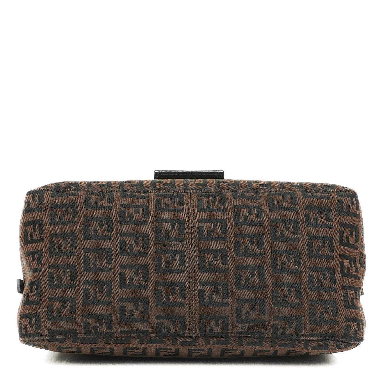 Fendi Zucchino Mini Mamma Baguette Schultertasche
