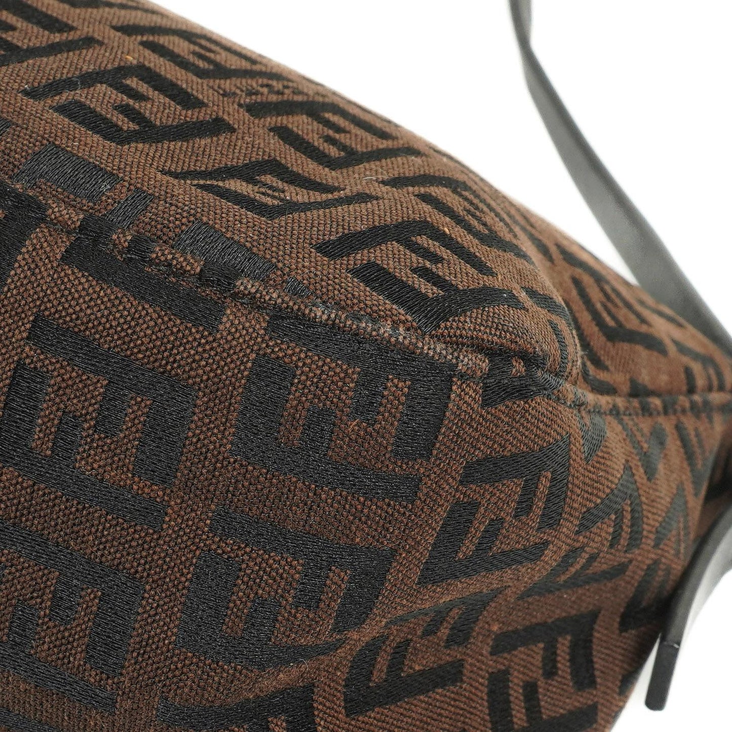 Fendi Zucchino Mini Mamma Baguette Schultertasche