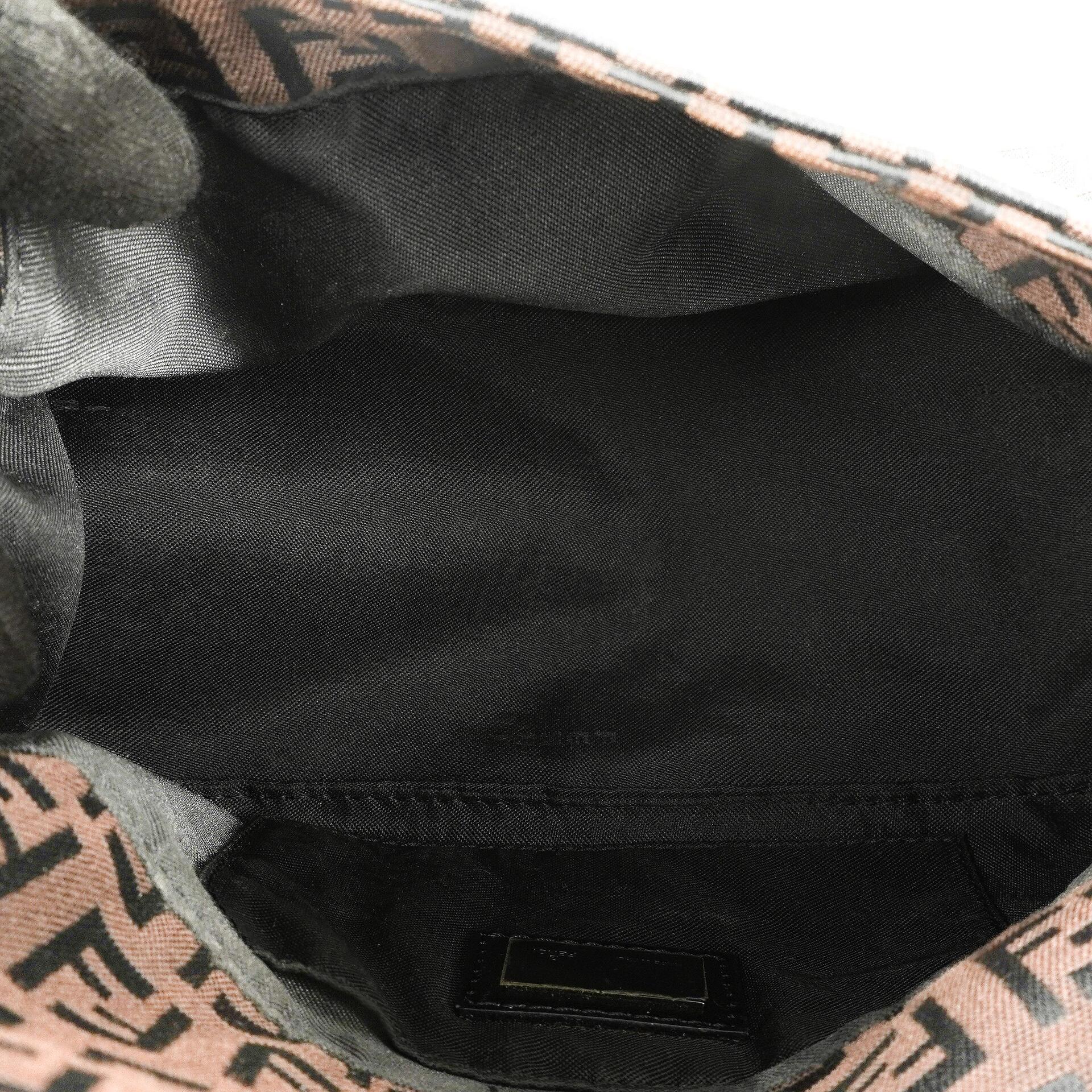 Fendi Zucchino Mini Mamma Baguette Schultertasche