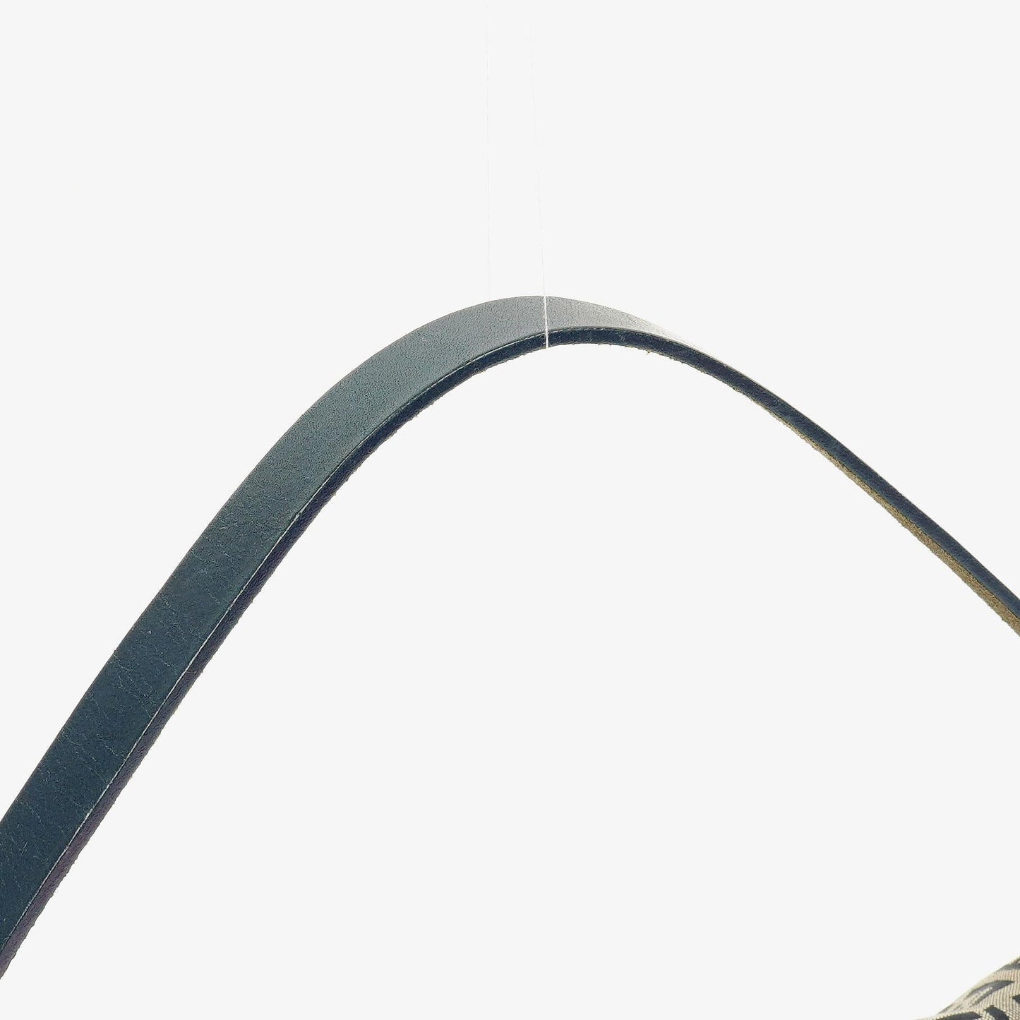 Fendi Zuccino Baguette Handtasche in Navy/Grau