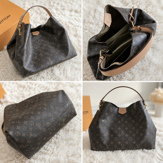 Louis Vuitton Graceful MM Monogram Canvas Schultertasche - Eleganz für den Alltag