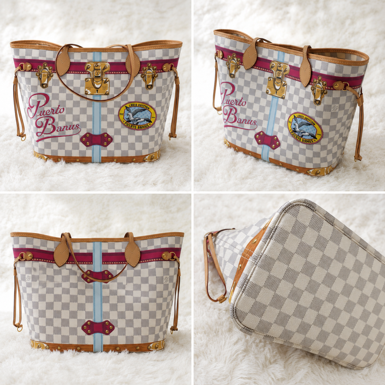 Louis Vuitton Neverfull MM Damier Azur Limitiert