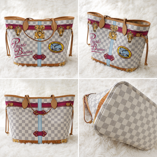 Louis Vuitton Neverfull MM Damier Azur Limitiert