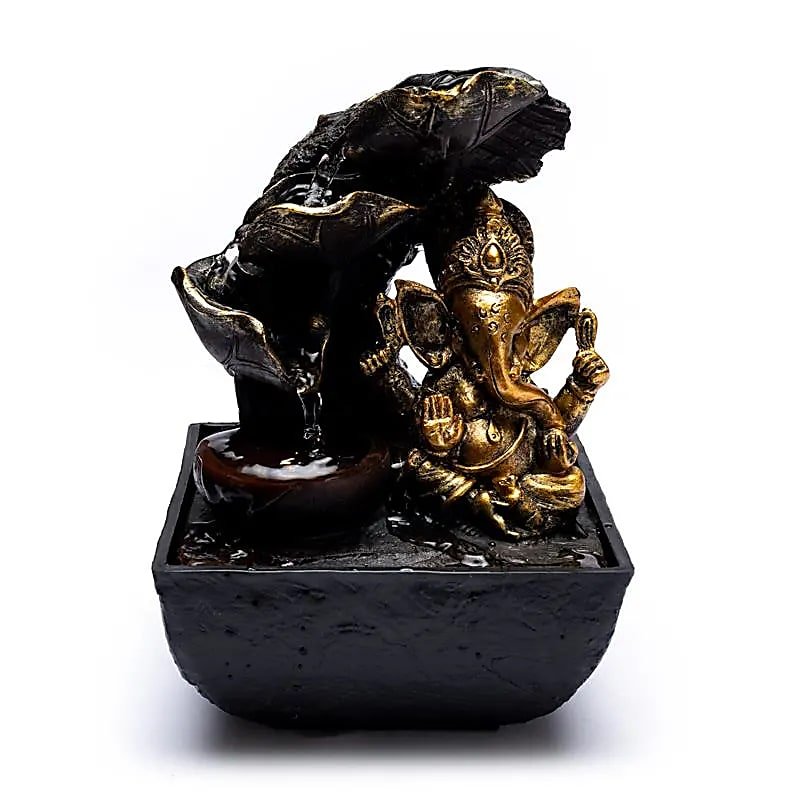Ganesh Springbrunnen - 13.3x13.3x19.5cm - Laminimas e.K