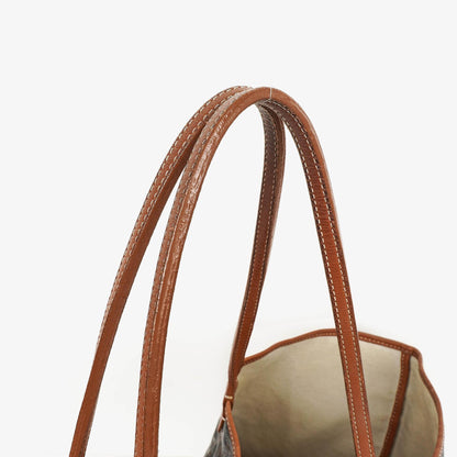 Goyard Saint Louis Schwarze Chevron Print Beschichtete Canvas Tote-Tasche