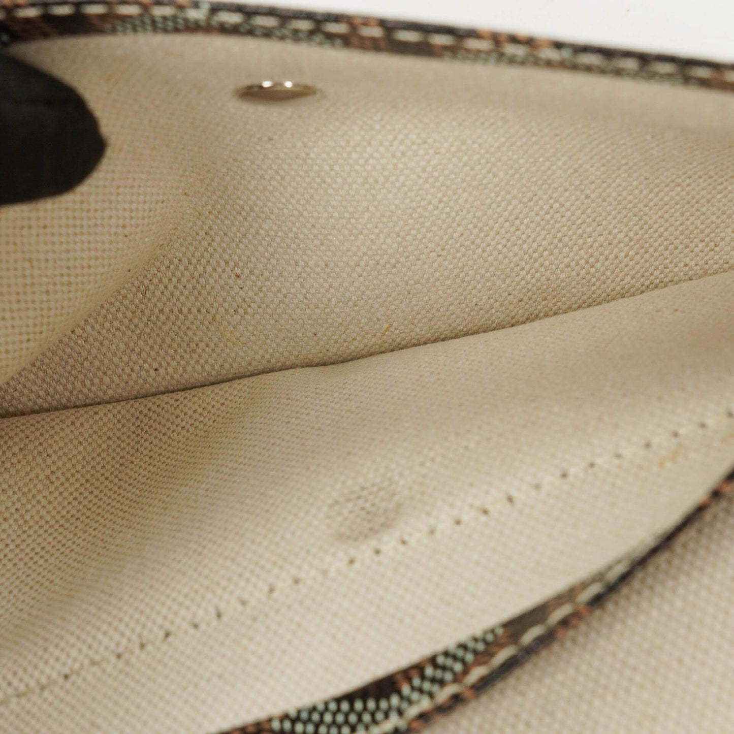 Goyard Saint Louis PM Tote aus schwarzem beschichtetem Canvas mit Chevron-Print