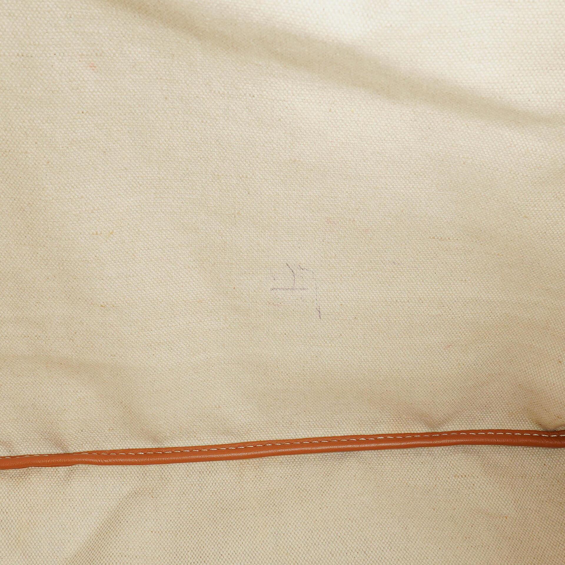 Goyard Saint Louis PM Tote aus schwarzem beschichtetem Canvas mit Chevron-Print