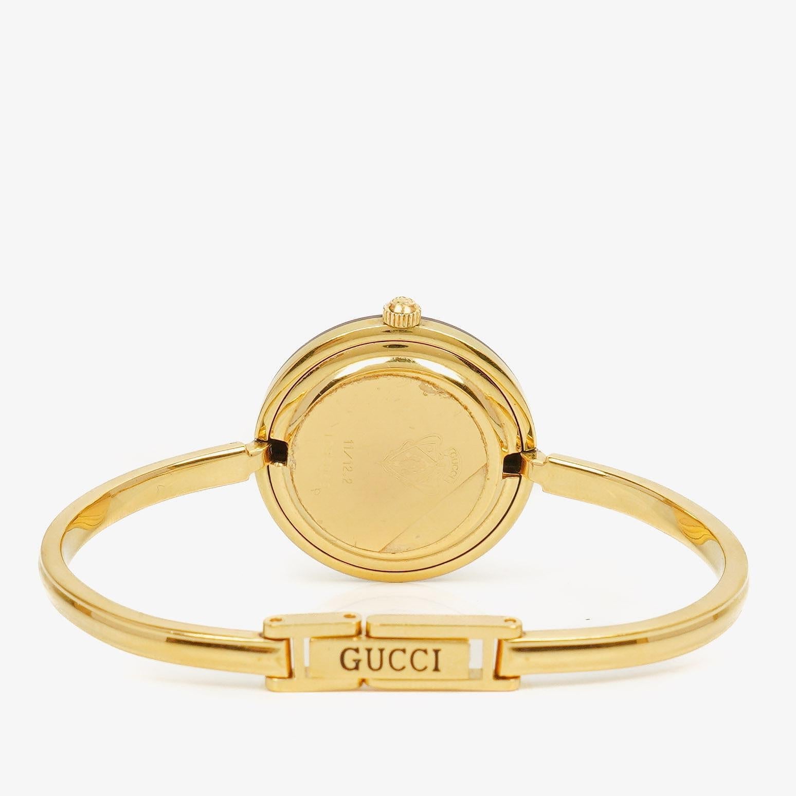 Gucci 11/12.2 Damen-Quarzuhr mit wechselbarer Lünette