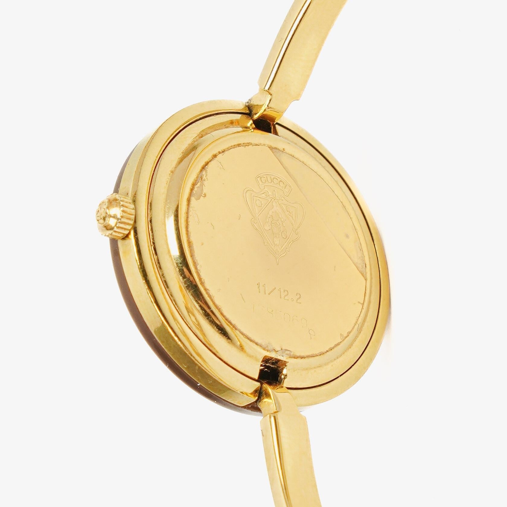Gucci 11/12.2 Damen-Quarzuhr mit wechselbarer Lünette
