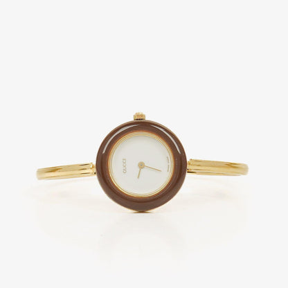 Gucci 11/12.2 Damen-Quarzuhr mit wechselbarer Lünette